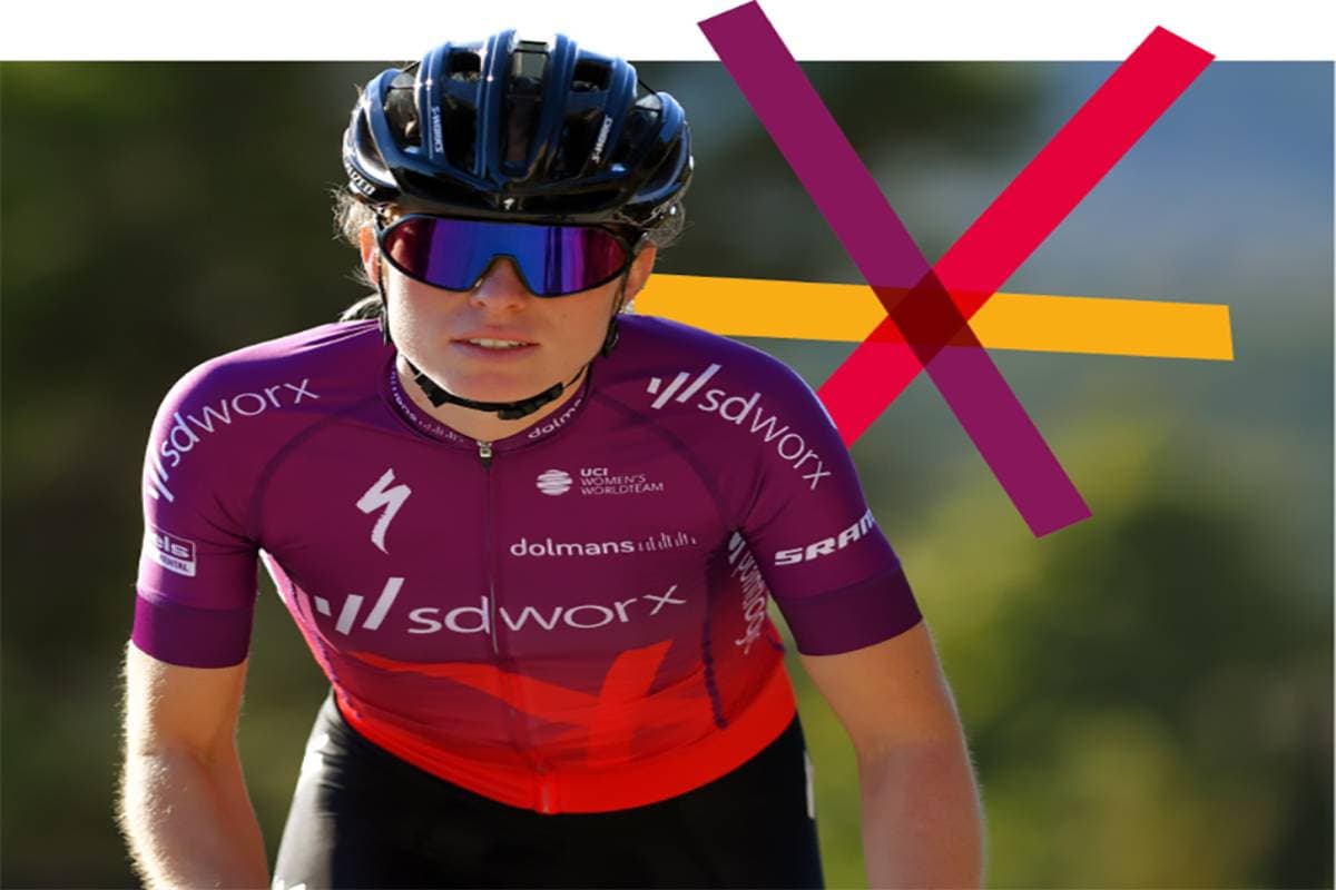 Människa på cykel
