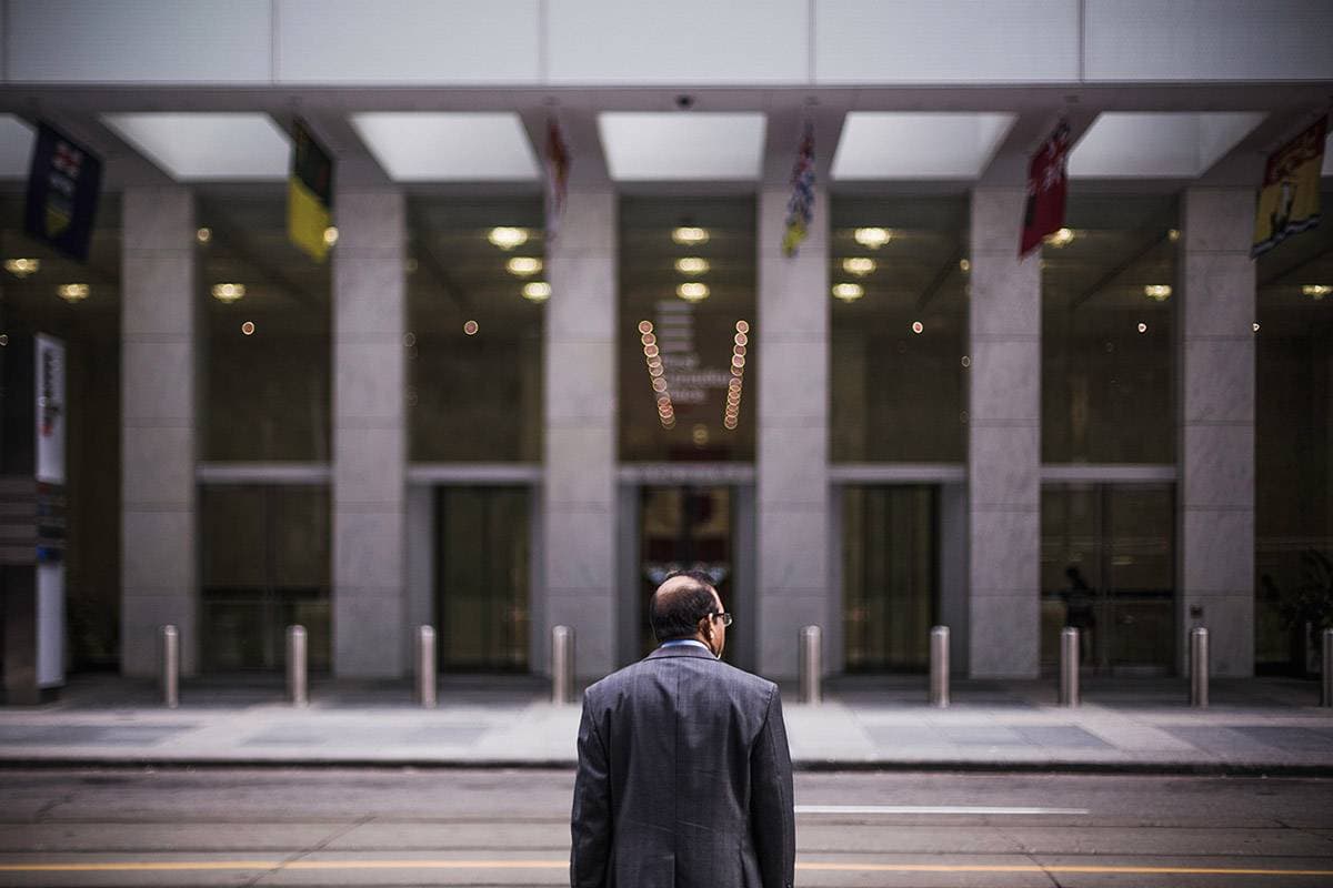 Anonym businessman