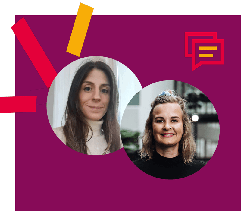 Matilda Regnér og Ida Garamvölgyi