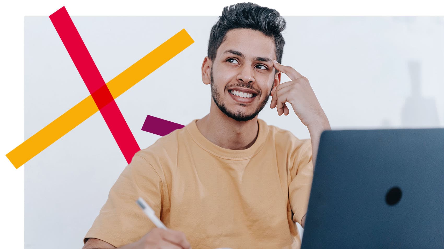 Människa lutar sig tillbaka