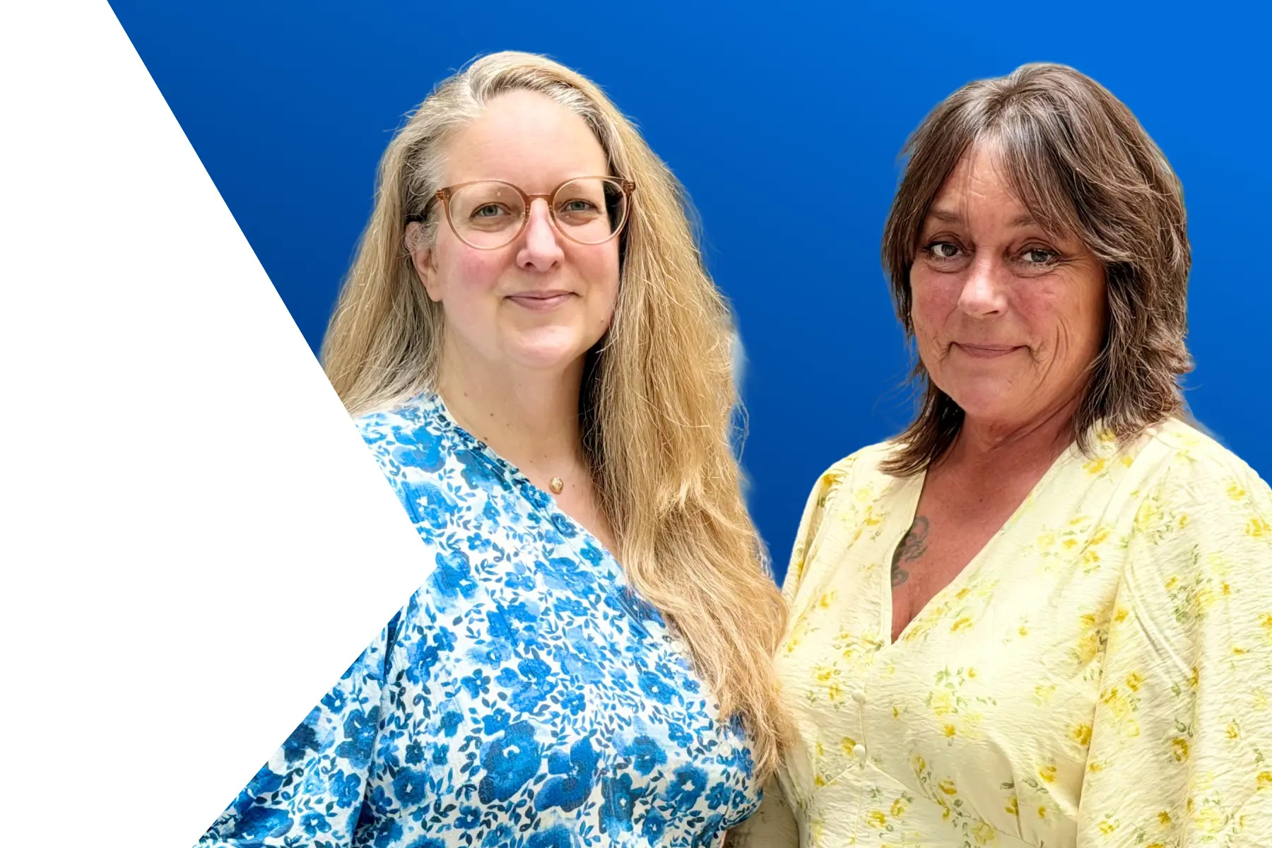 Porträttbild på Liza Petterson och Marialena Aaltonen